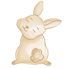 Cute Bunny watercolor