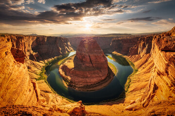 Sunset over Horseshoe Bend, Arizona