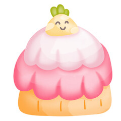 Cake watercolor