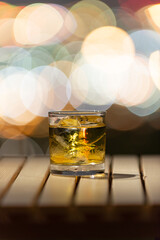 夜景とウイスキー