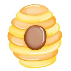 honeycomb watercolor