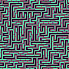 Color Rhombus tile tessellation pattern illustration