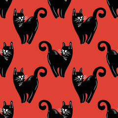 halloween cute item seamless vector design