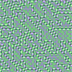 Color Rhombus tile tessellation pattern illustration