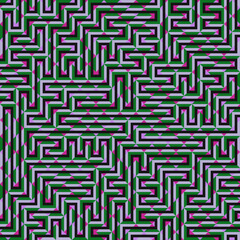 Color Rhombus tile tessellation pattern illustration