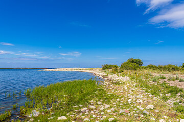 Landschaft an der Ostseeküste auf der Insel Öland in Schweden
