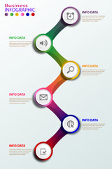 option infographic vector design