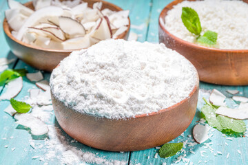 Coconut flour with whole nuts