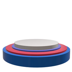 Elements 3d podium shape element minimal