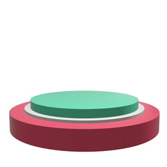 Elements 3d podium shape element minimal