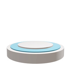 Elements 3d podium shape element minimal
