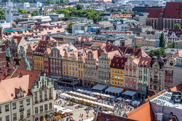 Wroclaw tradional houses, Poland