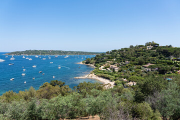 Fototapeta na wymiar Bay of Cannes in France