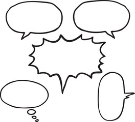 cartoon speech balloon