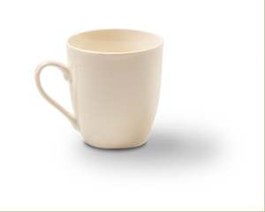 Coffee cup on a white isolated background.