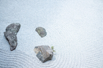 Fototapeta premium Japanese garden rock