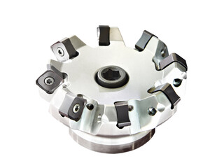 Milling cutter for metal isolated white