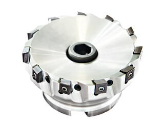Milling cutter for metal isolated white