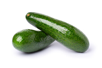 avocado isolated on white background