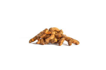 turmeric isolated on a white background