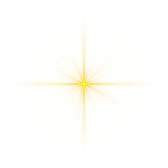 Obraz premium Lens flare star gold light special effect background