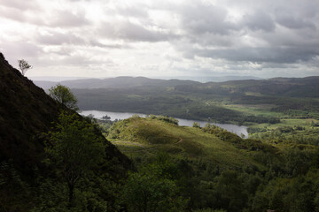 Fototapeta na wymiar View from Ben A'an, Scotland