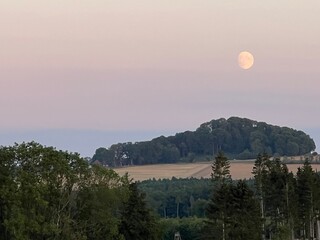 sunset in the mountains