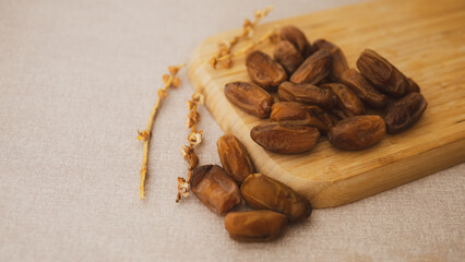 Dates and a cup of milk
