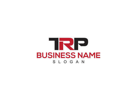 Monogram TRP t r p Logo Letter Vector Icon Design For Your Any Type Of Business
