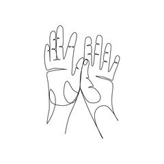 Vector illustration hand drawn in line art style