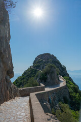 Scenic view from Yemma Gouraya National Park in Bejaia, Algeria