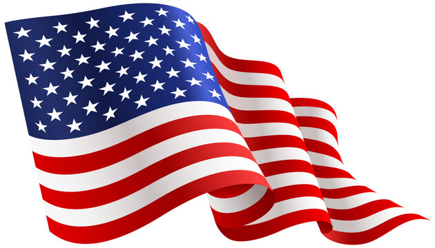 The American flag or The USA flag.National flag of the United States of America.