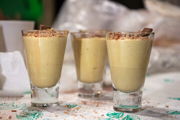 italian coffee cream and chocolate