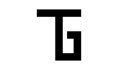 icon TG letter alphabet logo