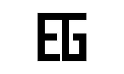 logo letter EG icon
