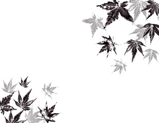 もみじの背景素材