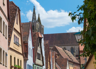 Obraz premium Altstadt Rothenburg ob der Tauber