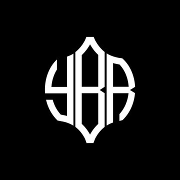 YBR letter logo. YBR best black background vector image. YBR Monogram logo design for entrepreneur and business.
