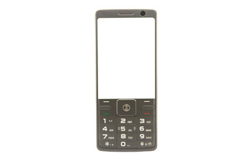 Mobile Phone keypad isolated on white background with clipping path...