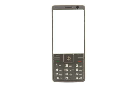 Mobile Phone keypad isolated on white background with clipping path...