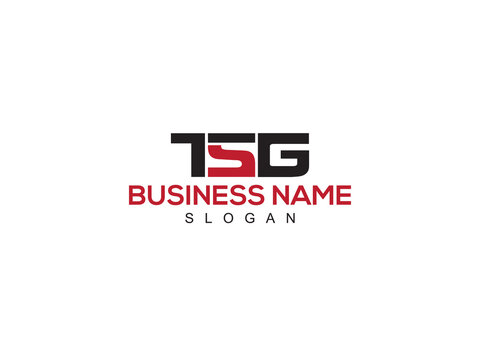 Abstract TSG Logo Icon, Colorful TS t s g Logo Letter Vector Image Design For Company Or Business