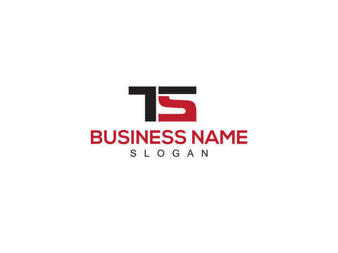 Abstract TS Logo Icon, Colorful TS t s Logo Letter Vector Image Design For Company Or Business