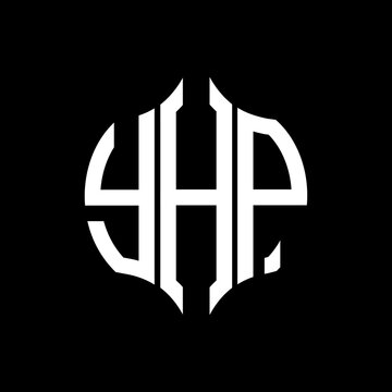 YHP letter logo. YHP best black background vector image. YHP Monogram logo design for entrepreneur and business.
