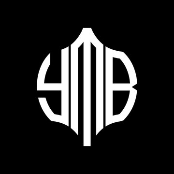 YMB letter logo. YMB best black background vector image. YMB Monogram logo design for entrepreneur and business.
