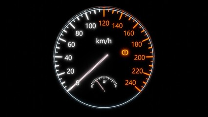 3d rendering of handbrake control