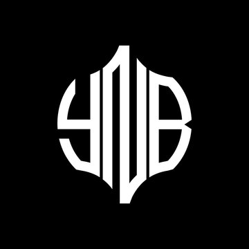 YNB letter logo. YNB best black background vector image. YNB Monogram logo design for entrepreneur and business.

