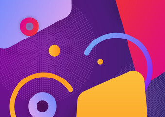 Modern colourful abstract background for presentation design