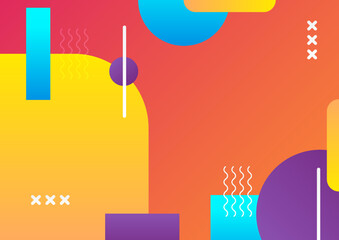 Modern bright vector colorful background for poster, brochure, card or flyer. Abstract colorful background texture