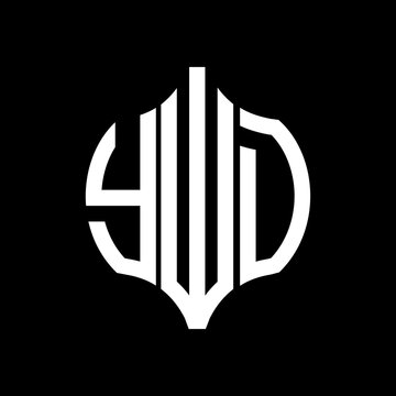 YWD letter logo. YWD best black background vector image. YWD Monogram logo design for entrepreneur and business.
