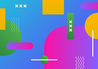 abstract colorful technology communication concept vector background